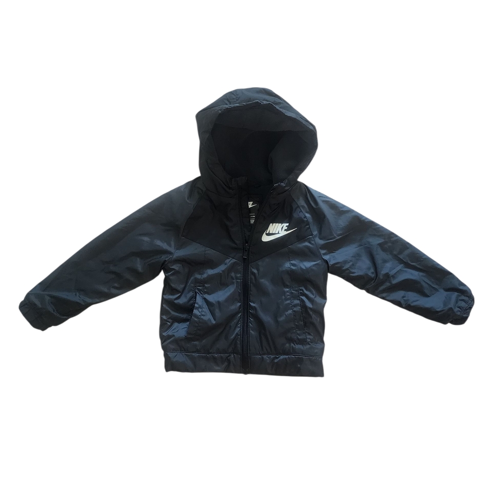 Nike Toddler Zip-Up Windbreaker Fleece Lined Jacket - Size 3T